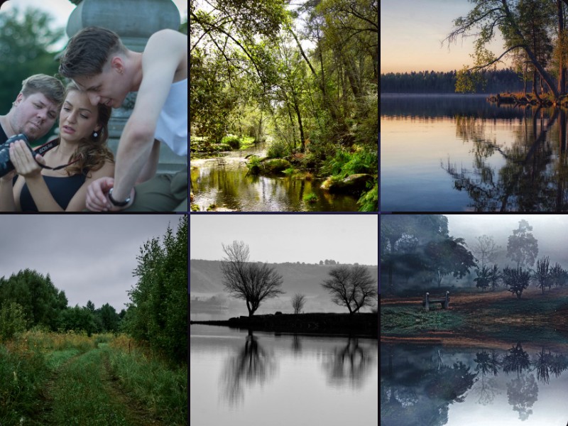 Коллаж из 6 фотографий онлайн — бесплатно и быстро