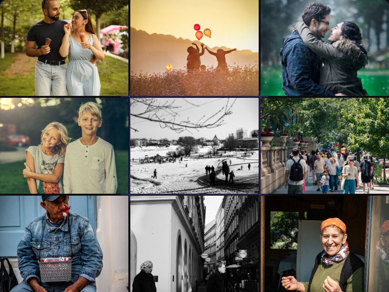 Коллаж из 8 фотографий: как сделать онлайн бесплатно